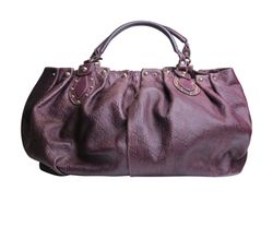 Gucci Pelham Tote, Leather, Purple/GG, 203626, Db, 2*